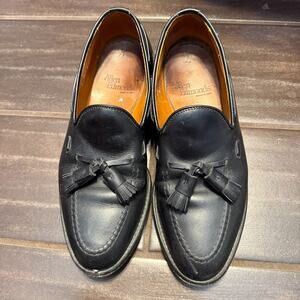 Allen Edmonds Grayson Tassel Loafer Mens Size 6.5 D Black Dress Leather USA